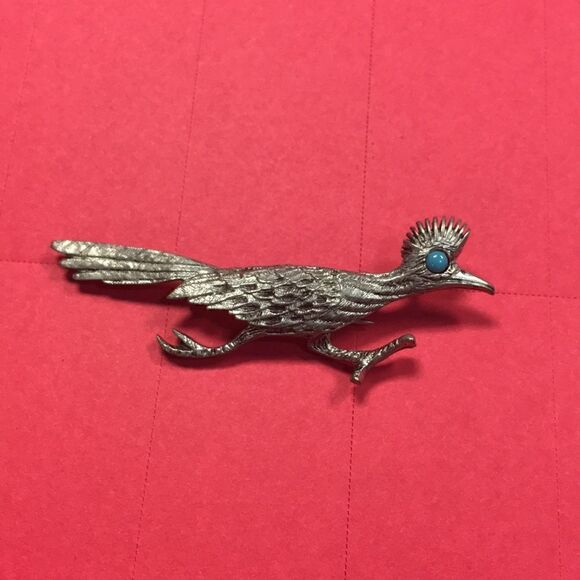 J Ritter Jewelry - Vintage Unique piece Brooch J. Ritter Roadrunner